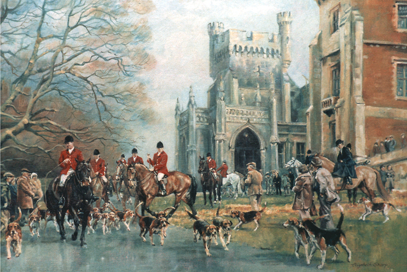 To End the Season - Moving off from Belvoir Castle