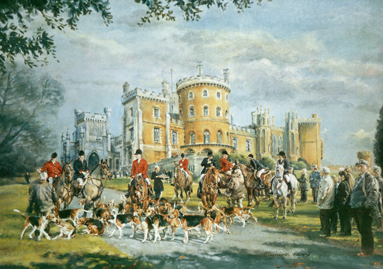 The Prince of Wales at Belvoir Castle