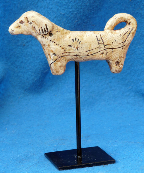 Scrimshaw dog